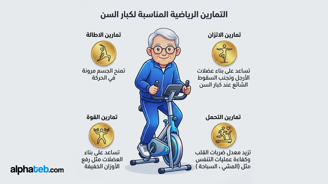 تمارين توازن وحركة مناسبة لكبار السن تحت إشراف مختص