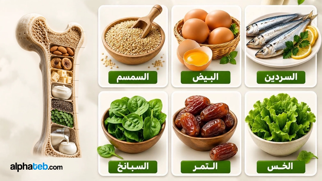 مكونات غذائية يمكن إدراجها في نظام متوازن لصحة العظام